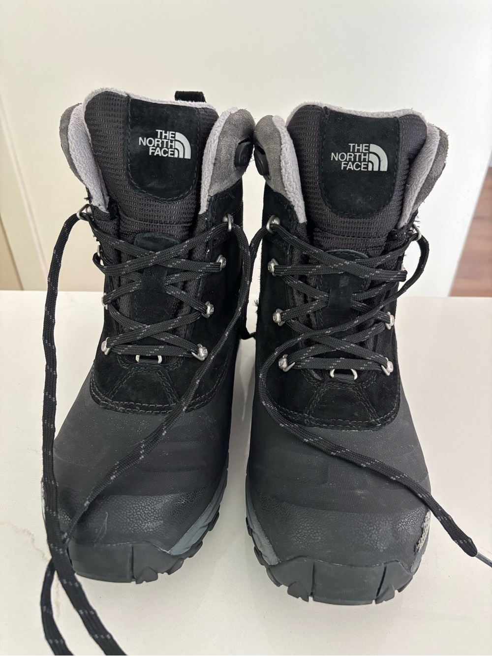 The North Face Black Waterproof Insulated Snow Boots Mens US Size 10